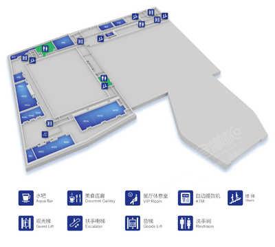 珠海国际会展中心401会议室场地尺寸图130